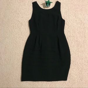 Loft black dress fit and flare